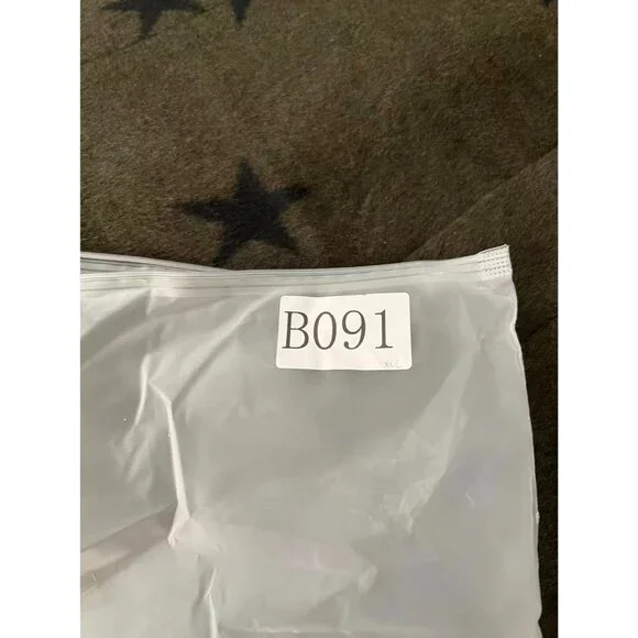 NWOT Anthropologie Wool Blend Green Star Double Face Trench Coat Olive Size M - Picture 11 of 11